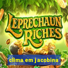 clima em jacobina